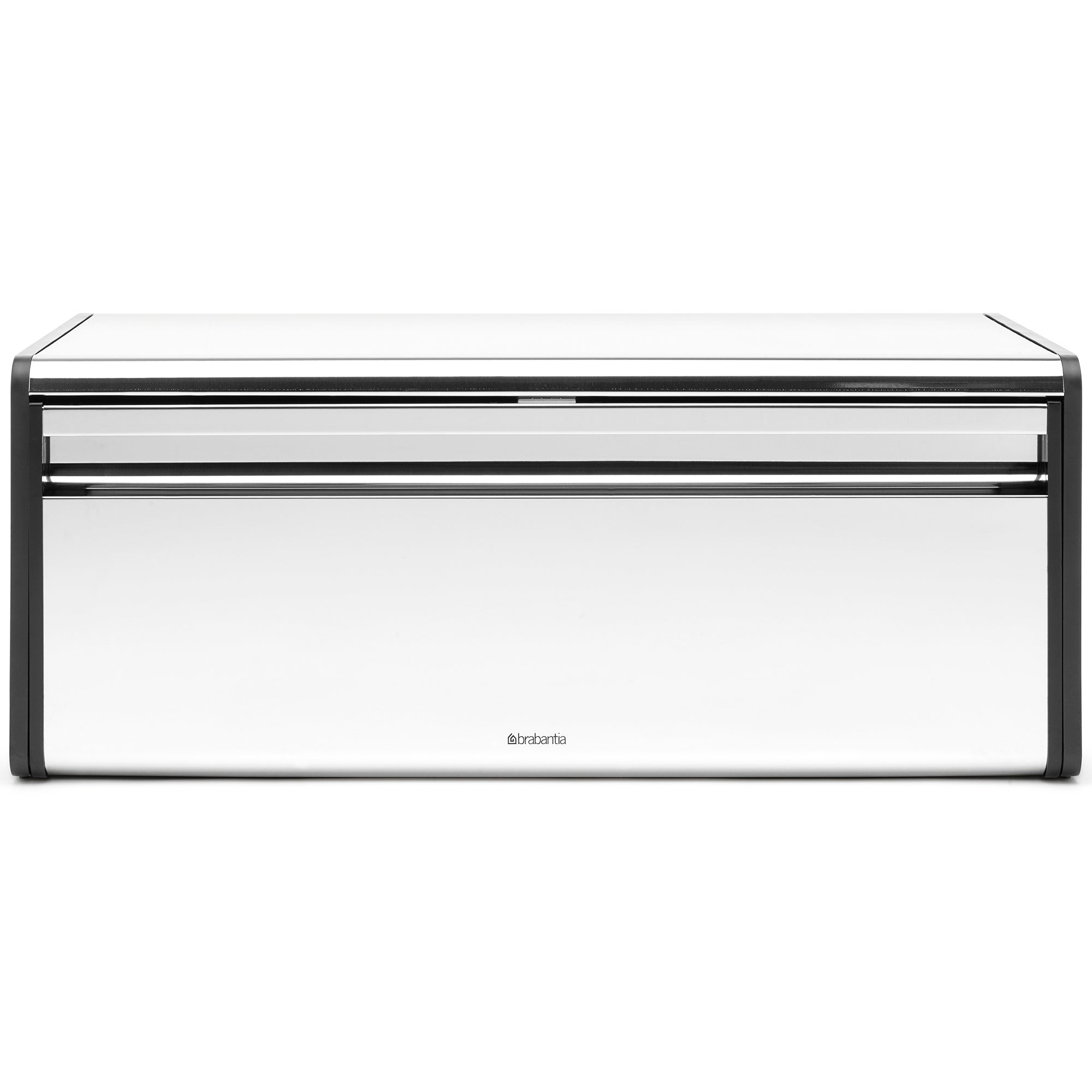 Image of Brabantia Fall Front Stainless Steel Bread Bin Silver