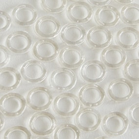 Plastic Blind 30mm Clear Rings Pack of 50