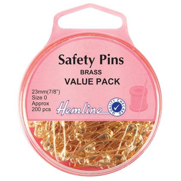 Safety Pins Brass Brass