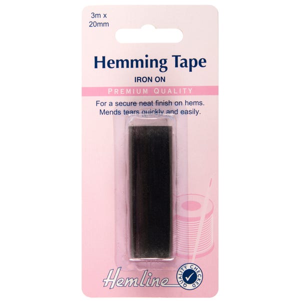 Hemline Black Hemming Tape 3m
