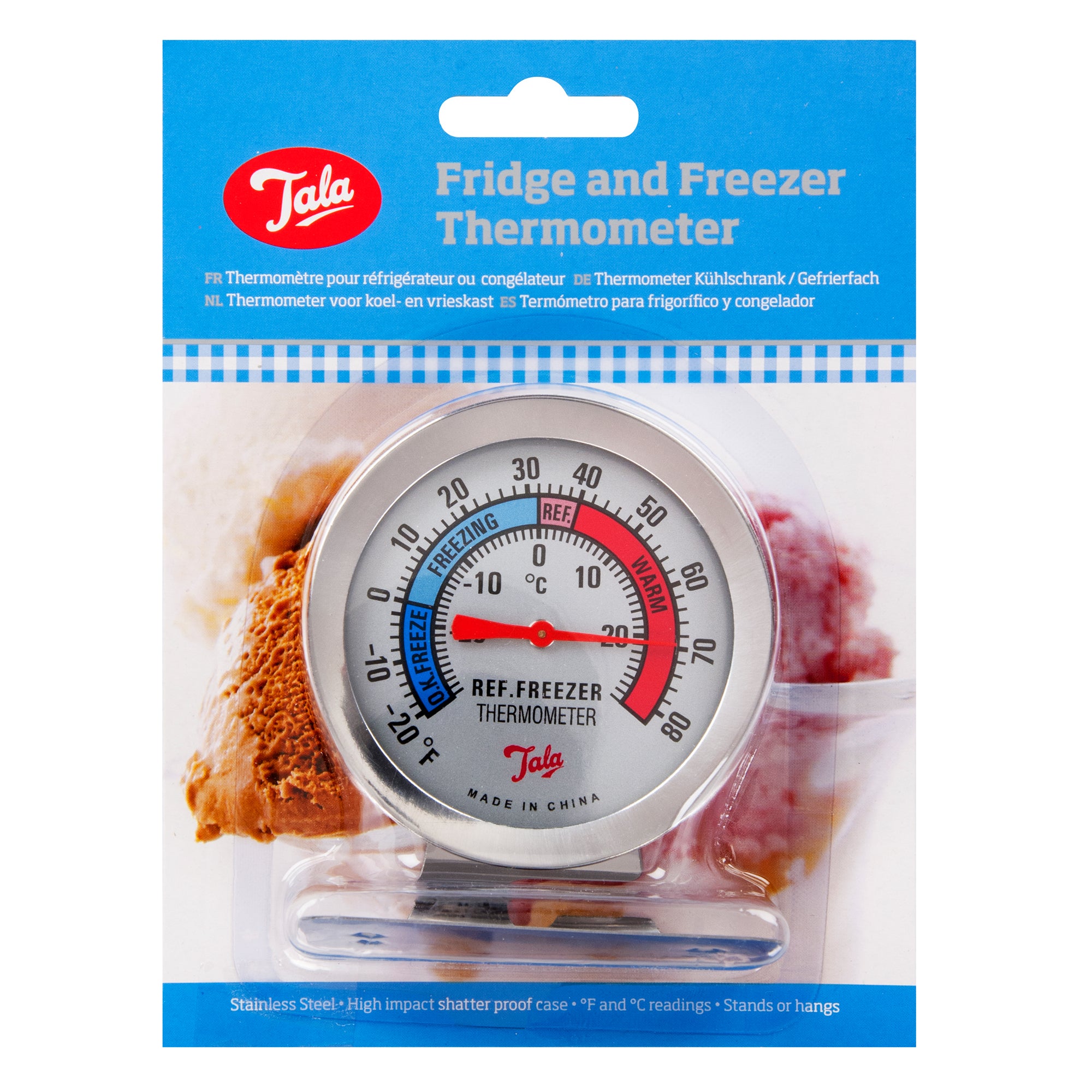 Photos - Thermometer / Barometer A&D Tala Fridge and Freezer Thermometer Grey 