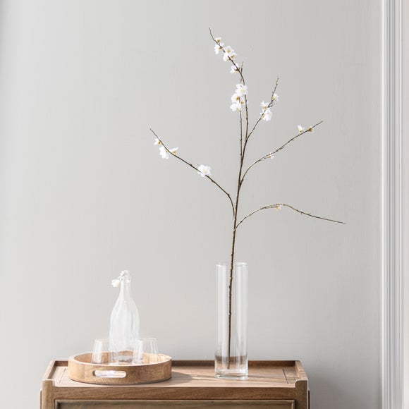 Click to view product details and reviews for Artificial Cream Blossom Flower Stem.