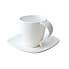 Pausa Double Espresso Cup and Saucer White