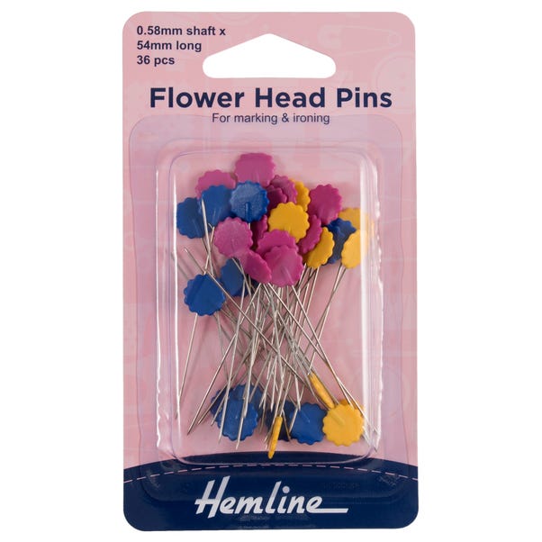 Hemline Flower Head Pins image 1 of 2