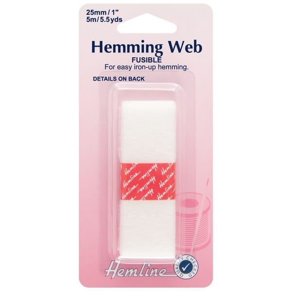 Hemline Hemming Web White
