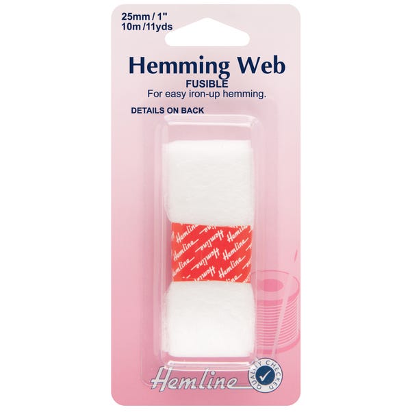Hemline Economy Fusible Hemming Web White