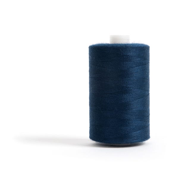 Hemline Navy Polyester Thread