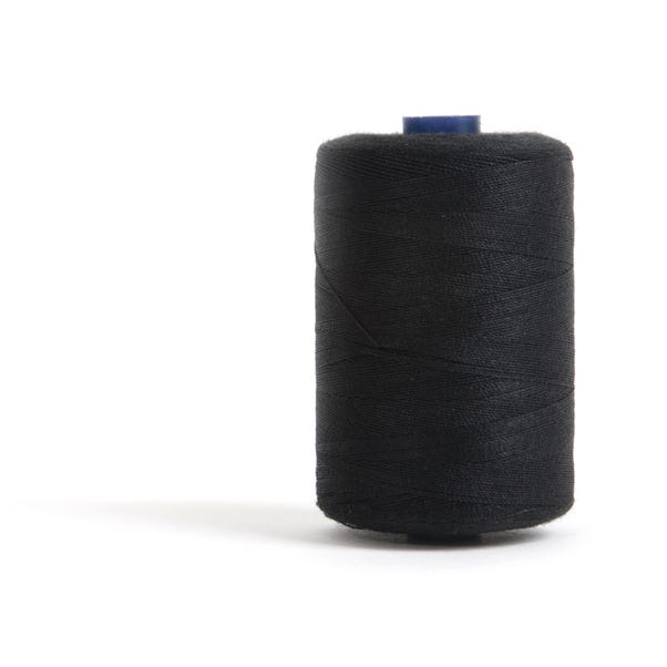 Hemline Black Polyester Thread