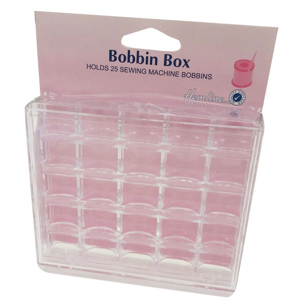 Hemline Bobbin Box Clear