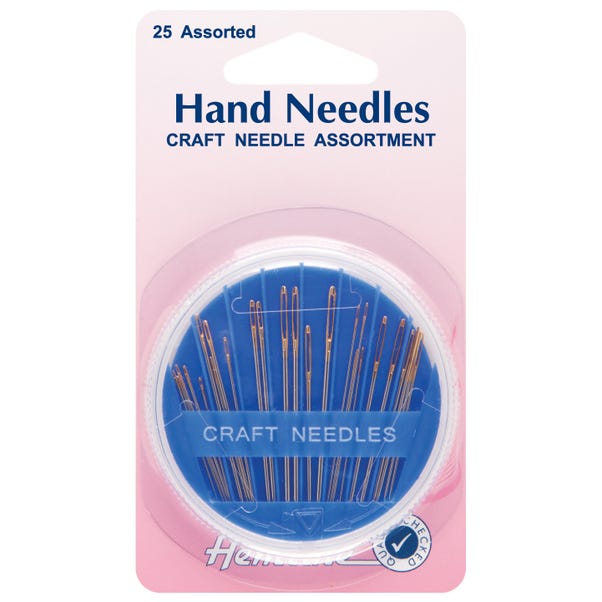 Hemline Hand Needles Compact Silver