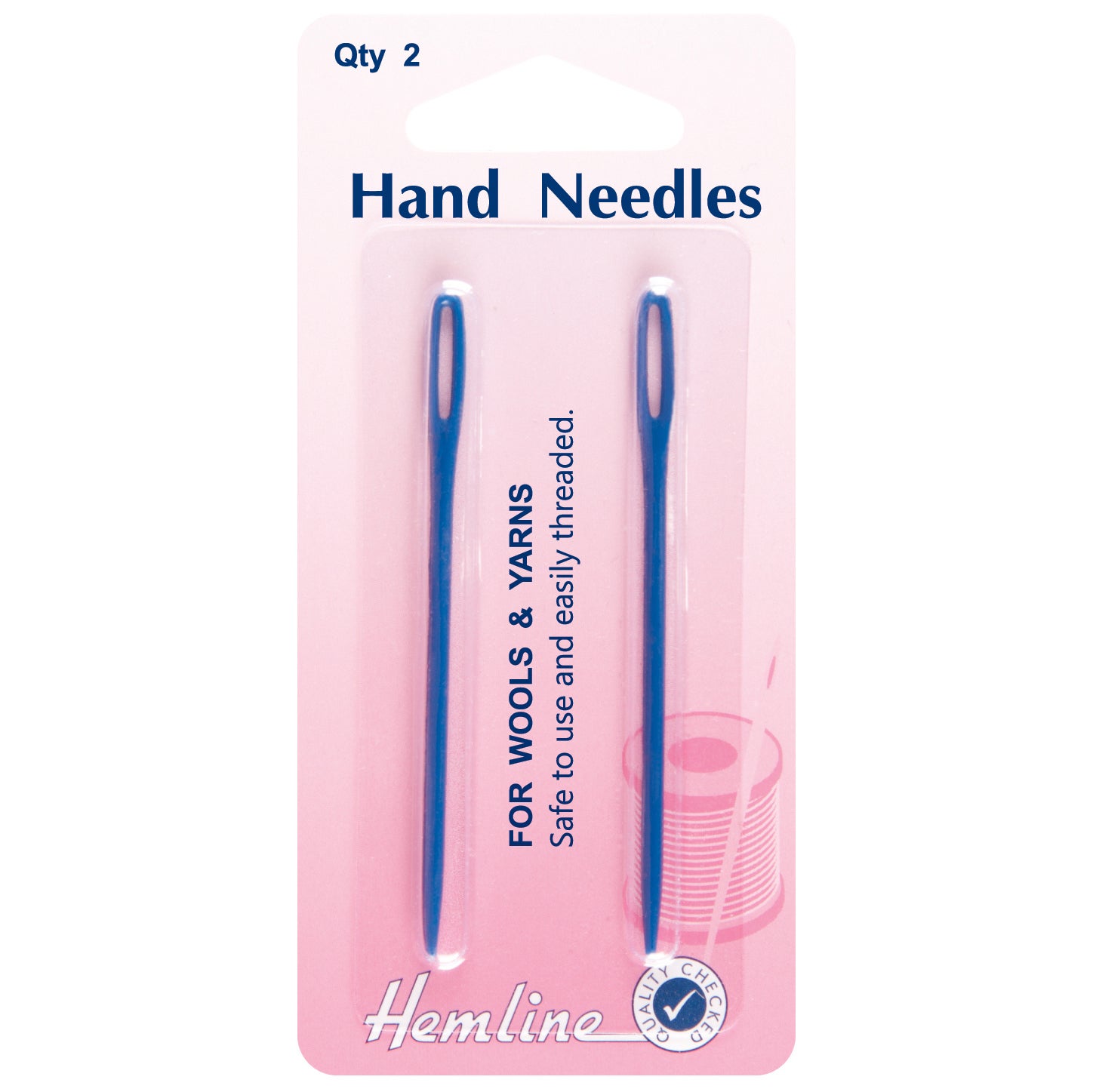 Hand Sewing Needles: Wool & Yarn: Metal: 2 Pieces - Hemline - Groves and  Banks
