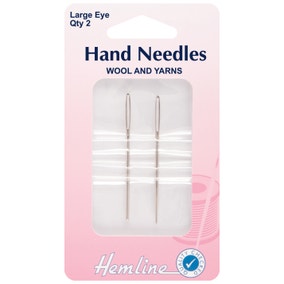 Hemline Yarn Large Eye Metal Hand Needles