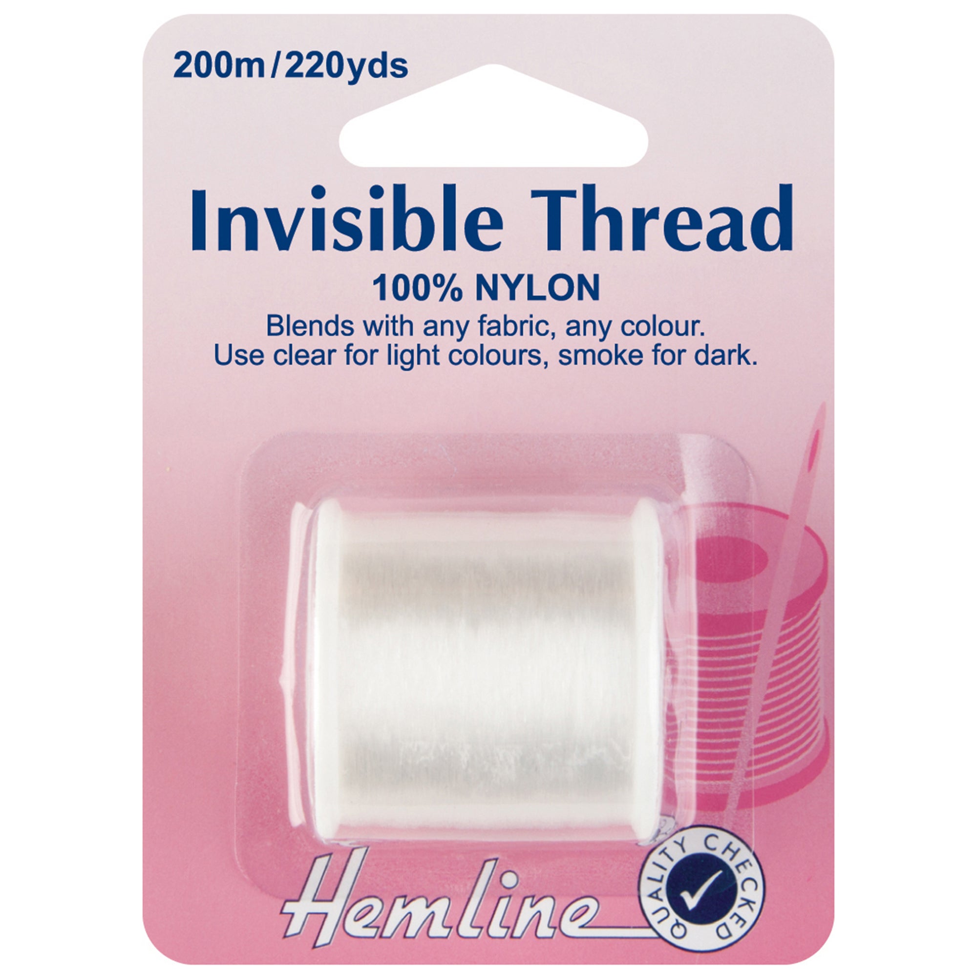 Hemline Invisible Thread Clear 200m