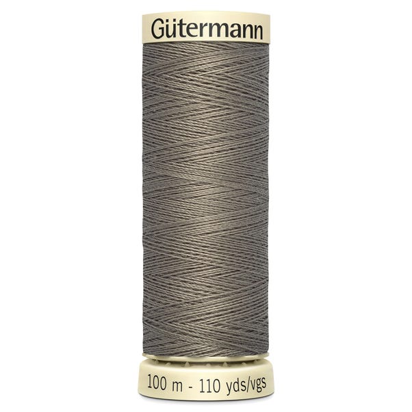 Gutermann Sew All Thread 100m Taupe (241) Brown undefined