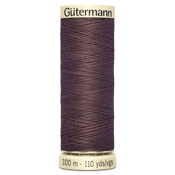 Gutermann Sew All Thread 100m Mid Brown (423) image 1 of 2