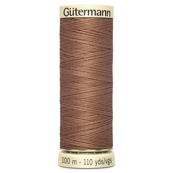 Gutermann Sew All Thread 100m Light Brown (444) image 1 of 2
