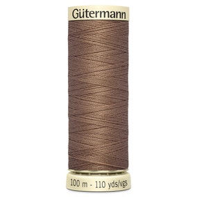 Gutermann Sew All Thread 100m Light Brown (454)