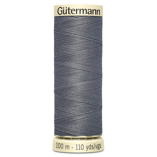 Gutermann Sew All Thread 100m Flint (497) Grey undefined
