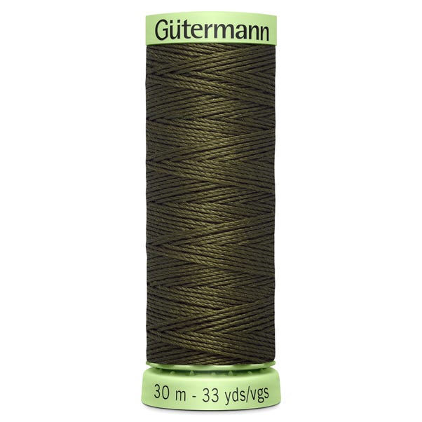 Gutermann Top Stitch Thread 30m Green (689)