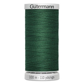 Gutermann 100m Extra Strong Green Upholstery Thread