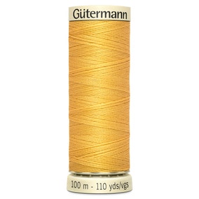 Gutermann Sew All Thread 100m Yellow (416)