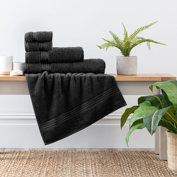 Black Egyptian Cotton Towel  undefined