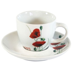 Poppy Cup & Saucer