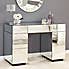 Venetian 7 Drawer Dressing Table, Mirrored Clear