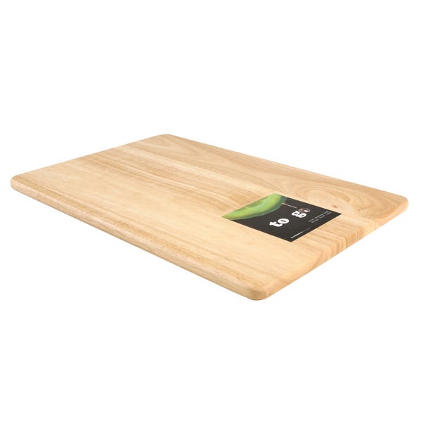 T&G Hevea Basic Wood Chopping Board image 1 of 1