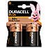 Pack of 2 Duracell Plus D Batteries MultiColoured undefined
