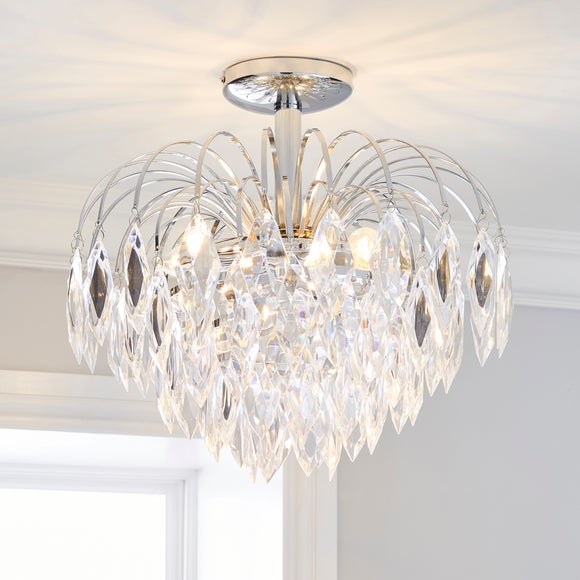 dunelm crystal lights