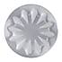 Round Petal Effect Buttons 15mm Pack of 5 White