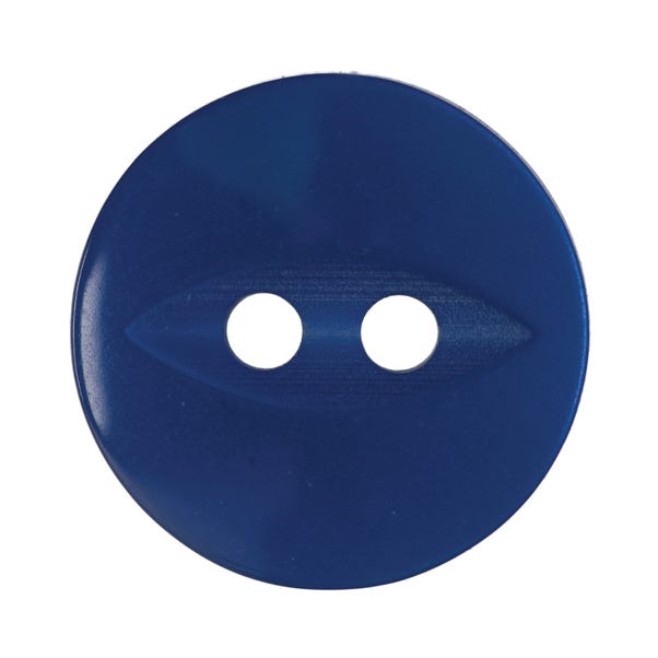 Pack of Eight Royal Blue Buttons