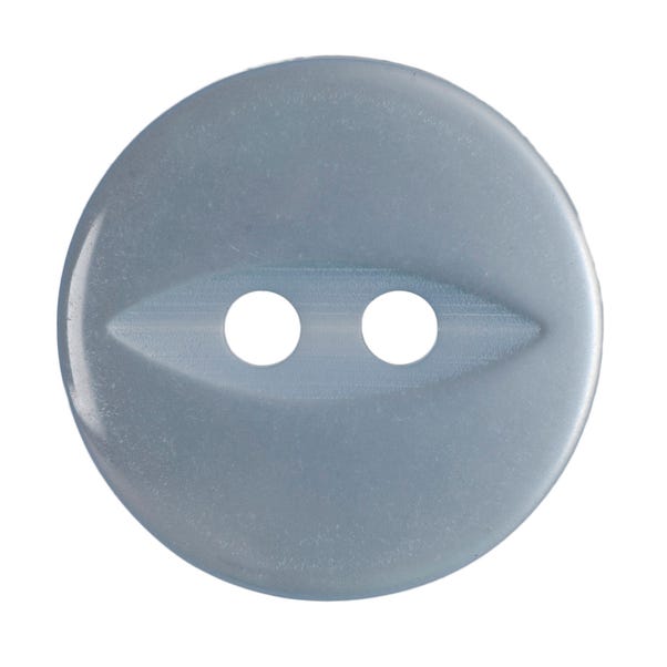 Pack of Five Baby Blue Buttons