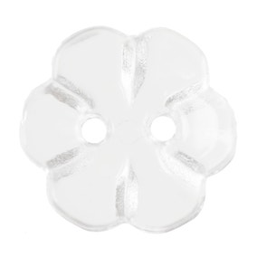 Flower Shaped Buttons 15mm Pack of 5