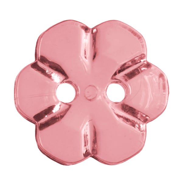 Flower Shaped Buttons 17.5mm Pack of 4 image 1 of 1