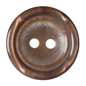Pack of Three Brown Buttons
