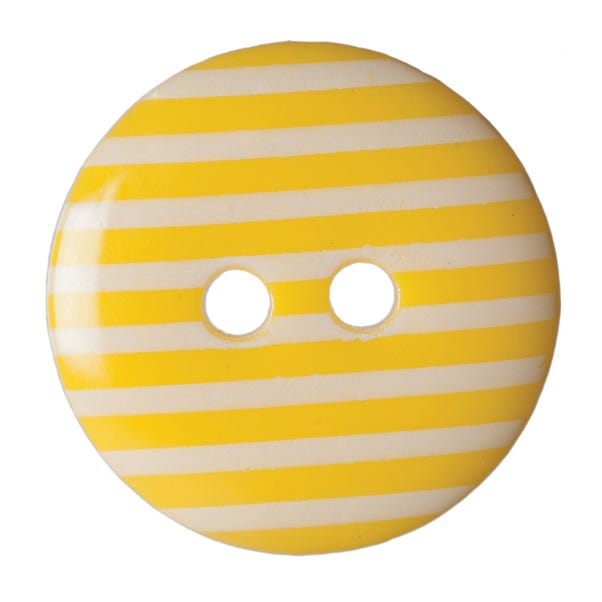 Pack of Six Yellow Buttons
