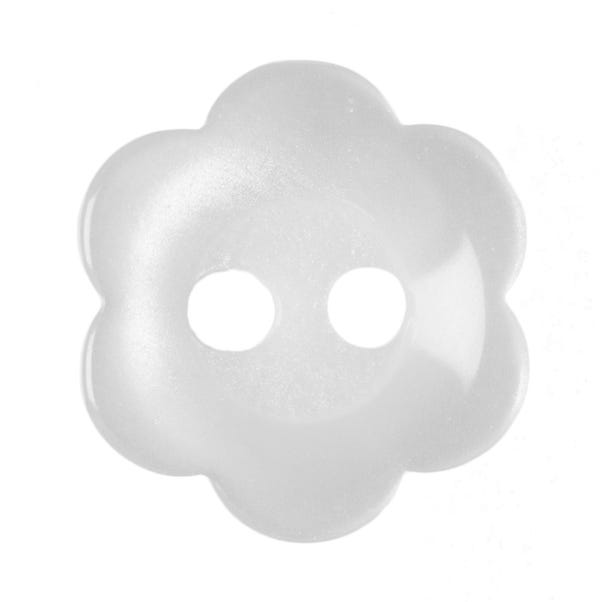 Pack of Seventeen White Buttons image 1 of 1