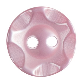 Round Scalloped Rim Buttons 13.75mm Pack of 6