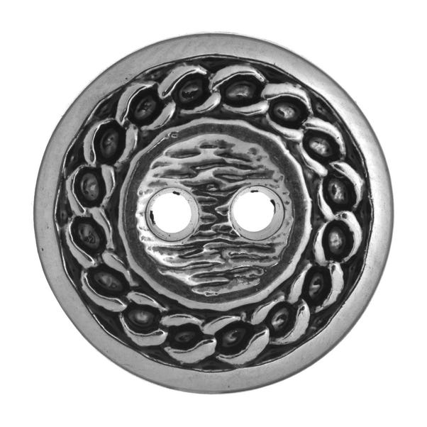 Pack of Five Silver-Look Metal Buttons image 1 of 1