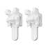 Pack of 2 Swish Sologlyde End Stop White