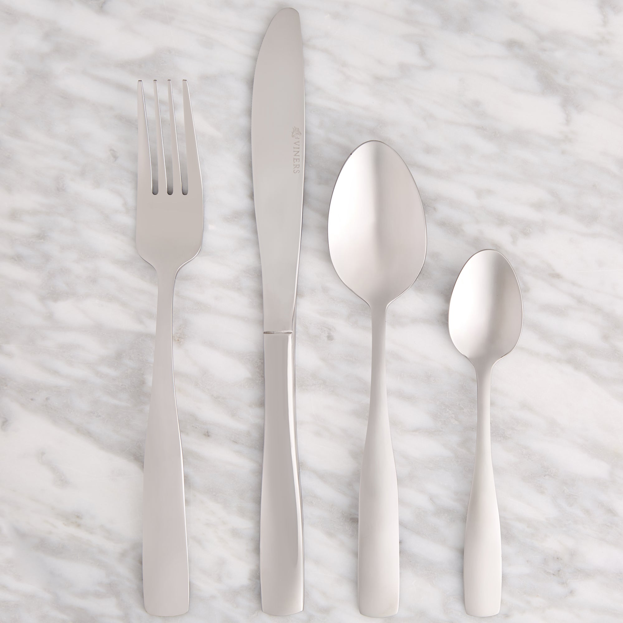 Image of Viners Rosa 32 Piece Cutlery Set Silver