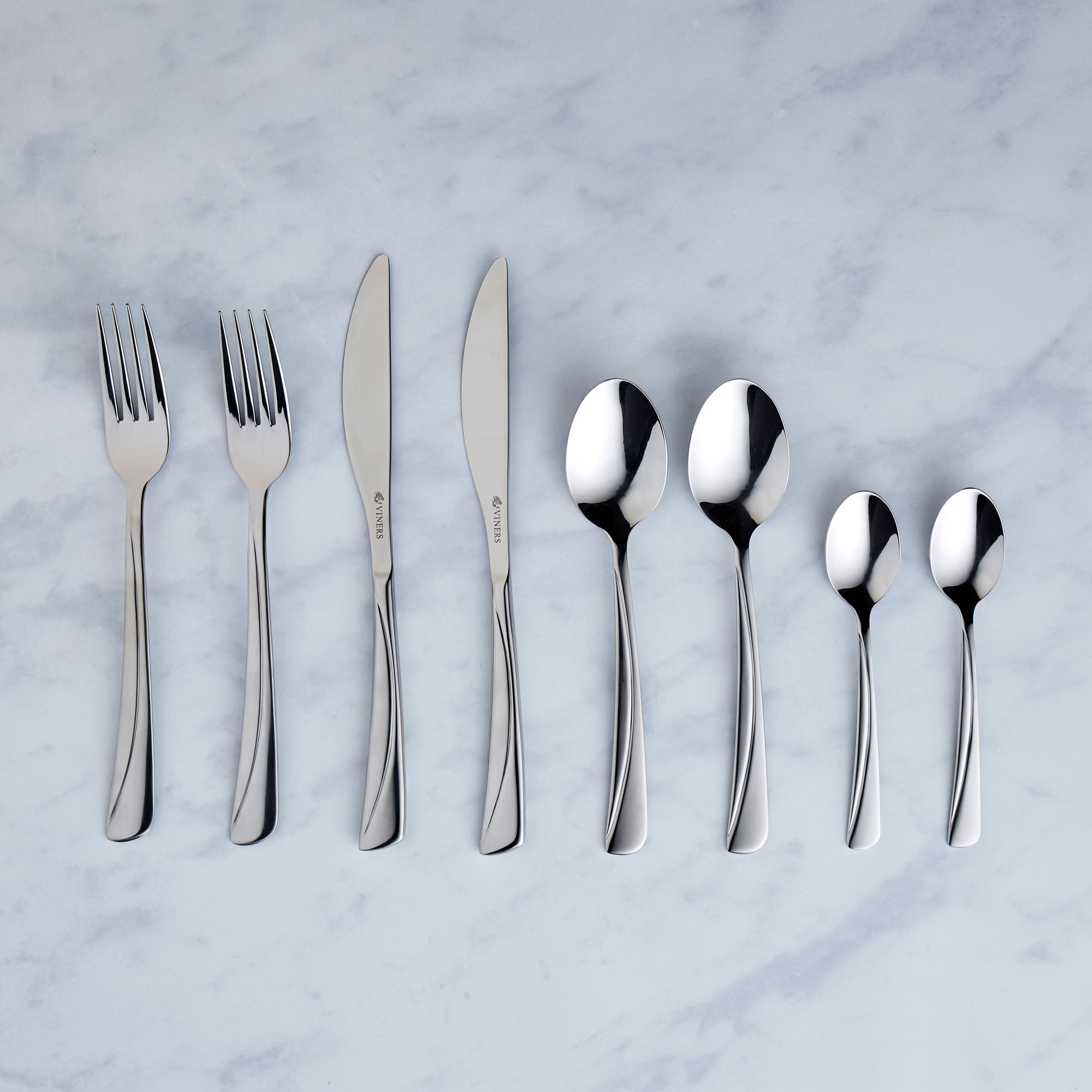 Image of Viners Angel 24 Piece Cutlery Set Silver