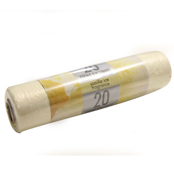 Pack of 20 Fragranced Bin Liners Yellow