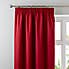 Solar Red Blackout Pencil Pleat Curtains  undefined