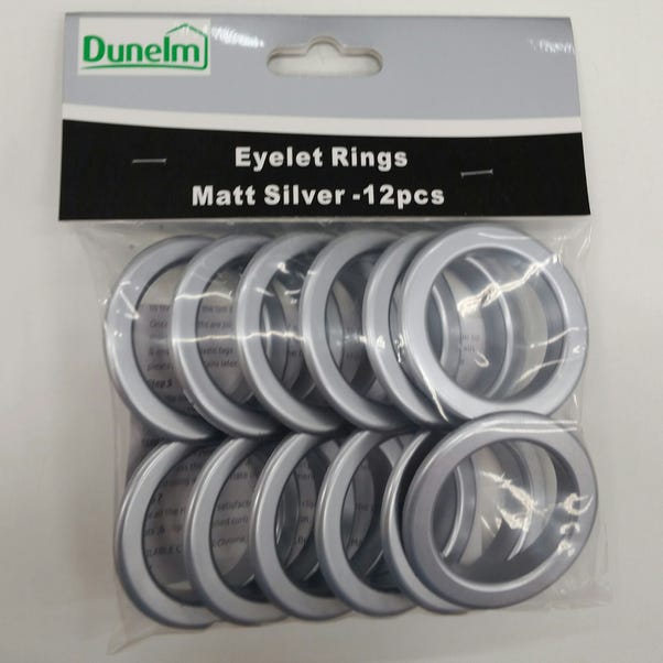 Eyelet Ring Pack Matt Silver