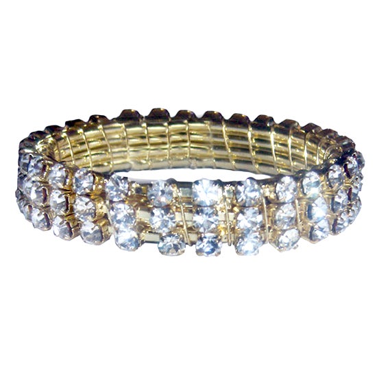 Image of Diamante Napkin Ring Gold