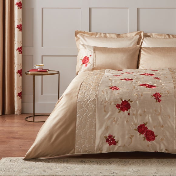 red duvet cover