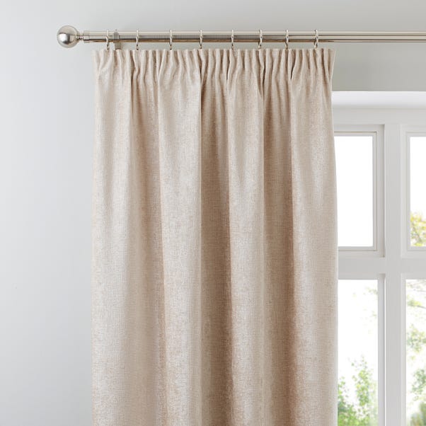 Chenille Pencil Pleat Curtains image 1 of 6